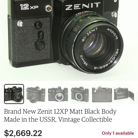 Vintage ZENT 12xp camera w/ all accessories FOTOSNAIPER 12 immaculate - Picture 12 of 12